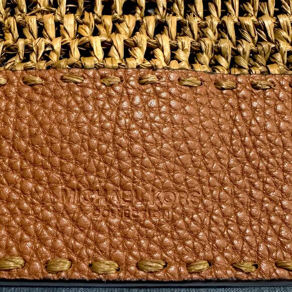 Michael Kors Santorini Raffia Clutch - Picture 7 of 8